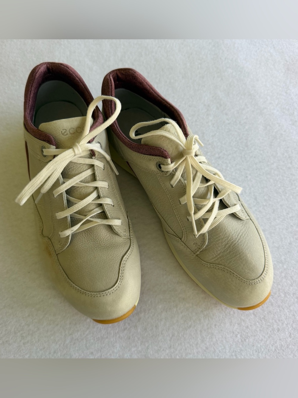 Women’s ECCO Golf Street Retro Hydromax Leather Spikeless Shoes Size EU 38 US 7